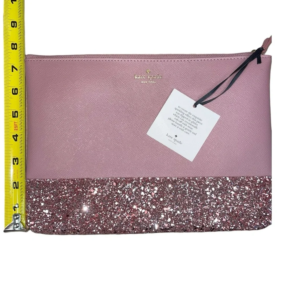 Kate Spade Greta Court Pouch in Cityscape - Glitter - Gia - NWT
